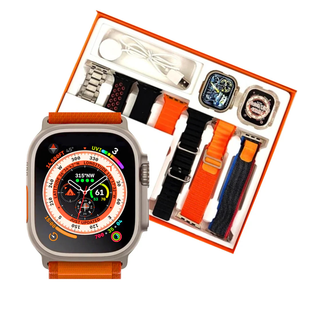 SmartWatch Ultra S9 + 7 Pulseiras